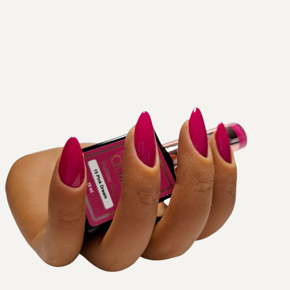 Quida Rubber Base 015 - Pink Dream Magenta Roze - 15 ml