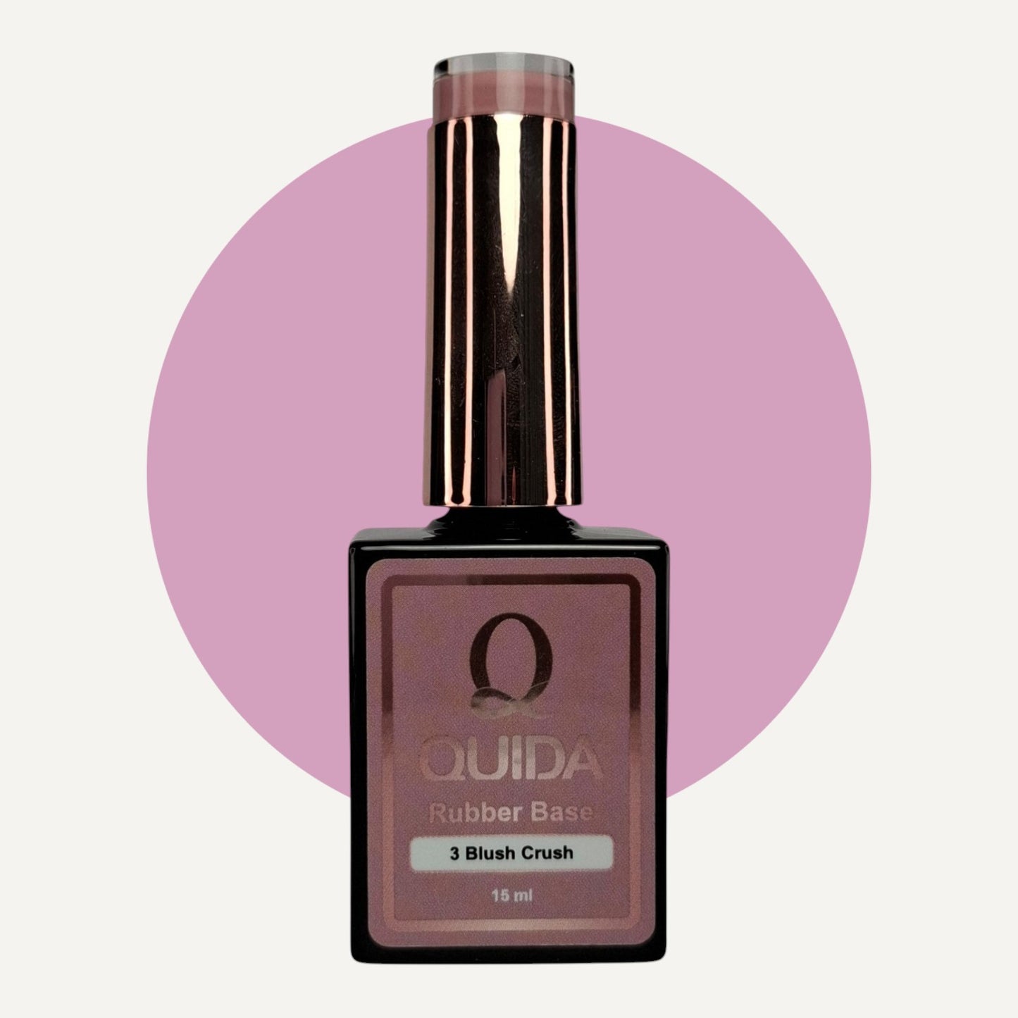 Quida Rubber Base 003 - Blush Crush Roze Mauve - 15 ml