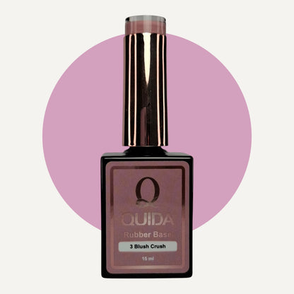 Quida Rubber Base 003 - Blush Crush Roze Mauve - 15 ml