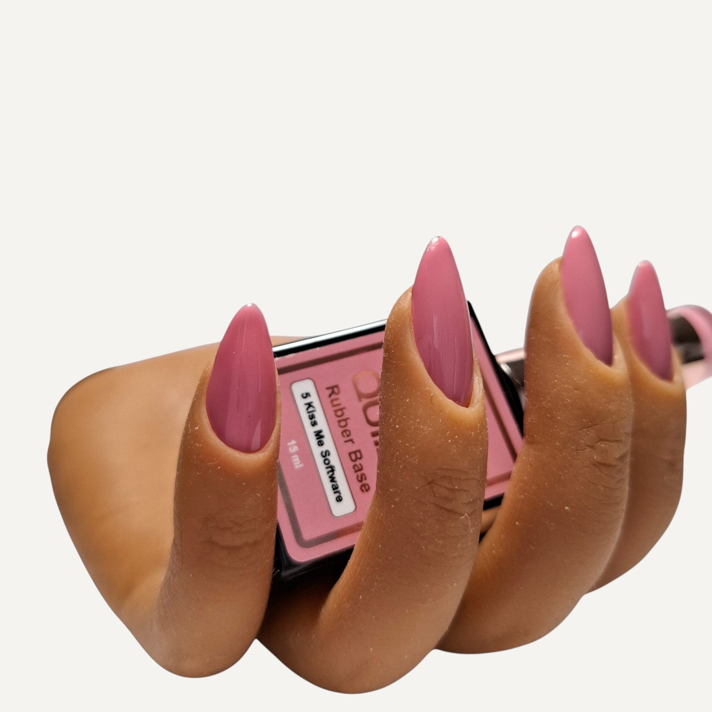 Quida Rubber Base 005 - Kiss Me Software Warm Roze - 15 ml