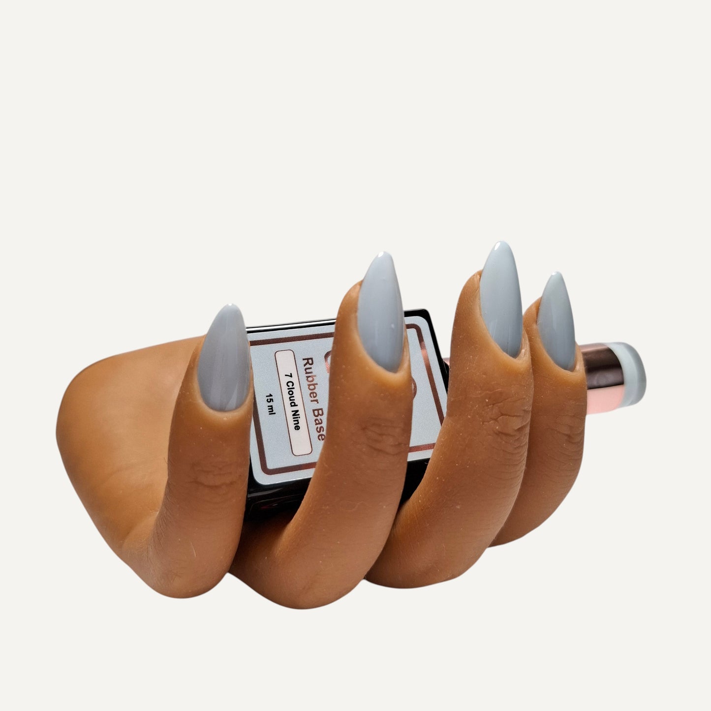 Quida Rubber Base 007 - Cloud Nine IJsblauw Grijs - 15 ml