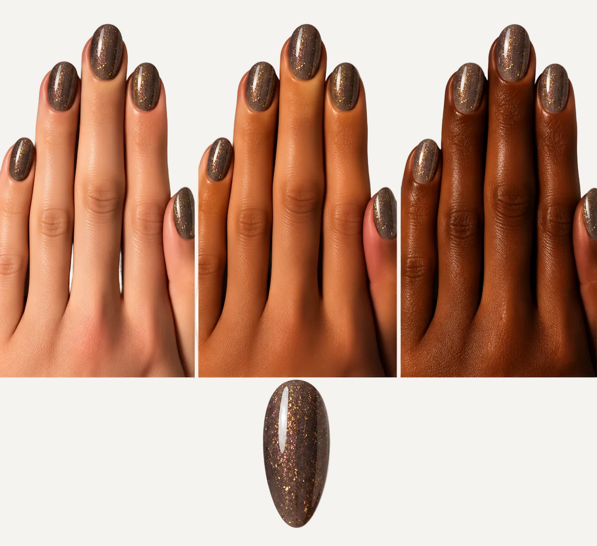 Dit Is. Glitter Gelpolish Silke Antraciet 15 ml
