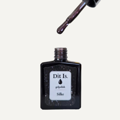 Dit Is. Glitter Gelpolish Silke Antraciet 15 ml