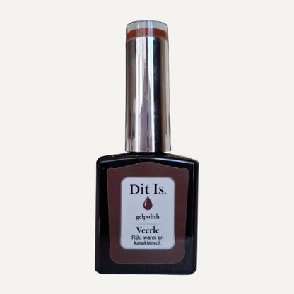 Dit Is. Gelpolish Veerle – Rijk Warm Bruin | 15 ml