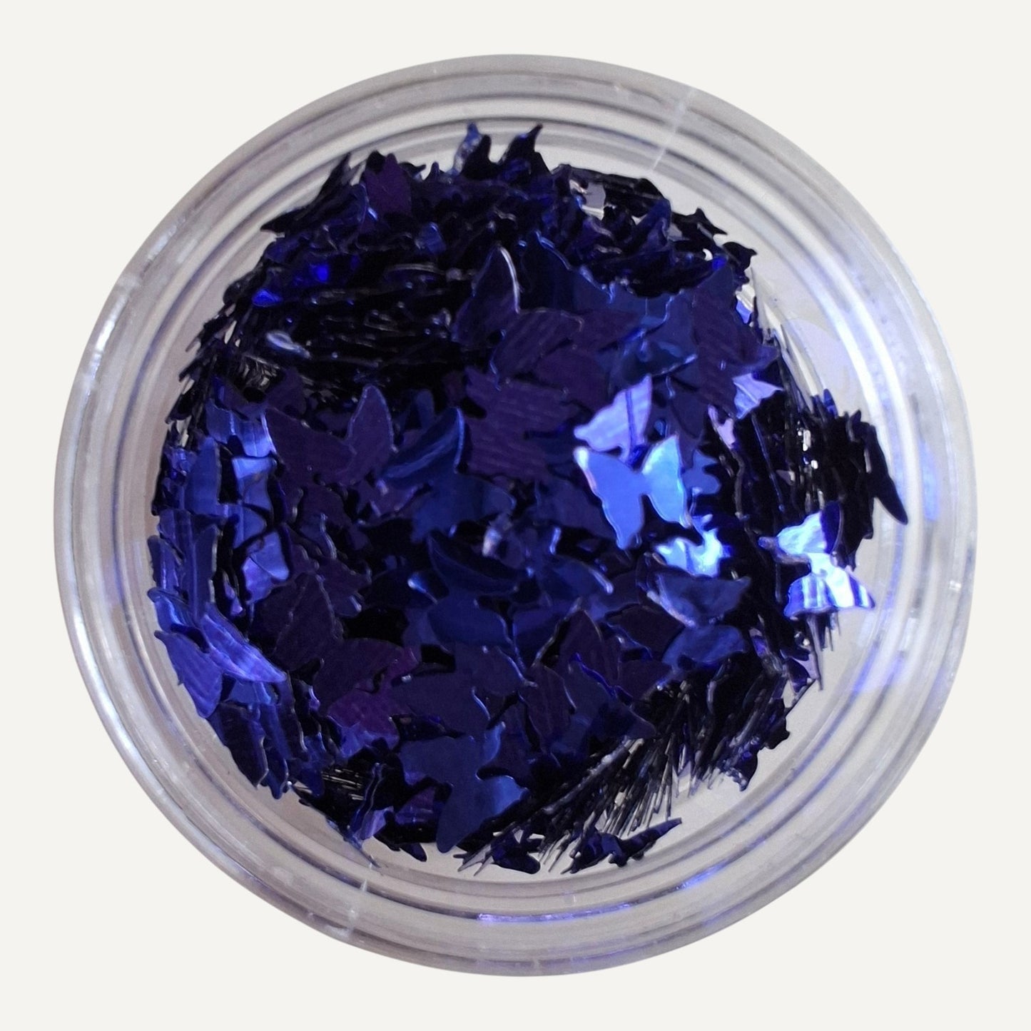 Nail Art Vlinder Paillettes 23 Donkerblauw