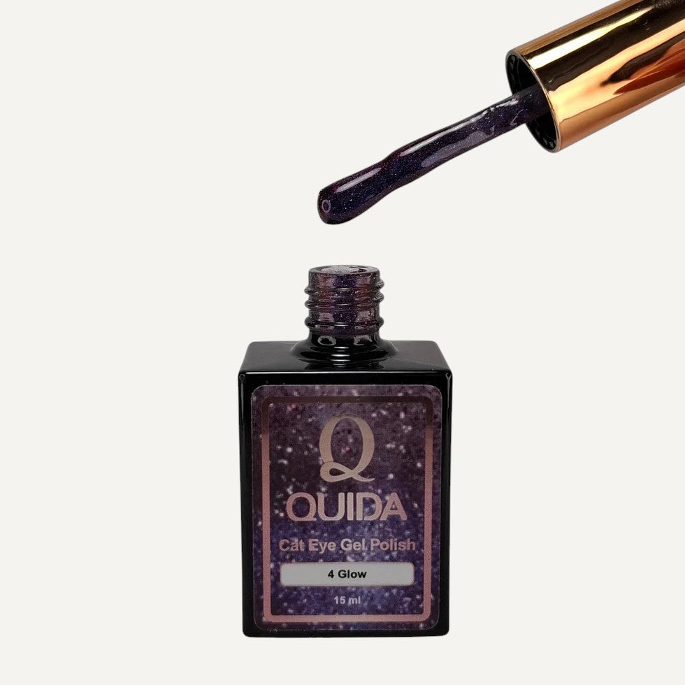 Quida Cat Eye Gel Polish 4 - Glow Paars Blauw - 15 ml