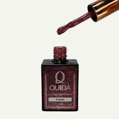 Quida Cat Eye Gel Polish 6 - Dream Roze Paars - 15 ml