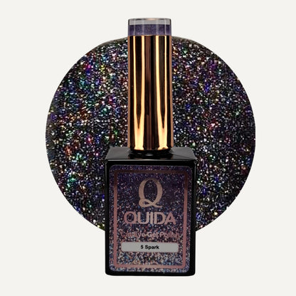 Quida Cat Eye Gel Polish 5 - Spark Blauw Roze - 15 ml