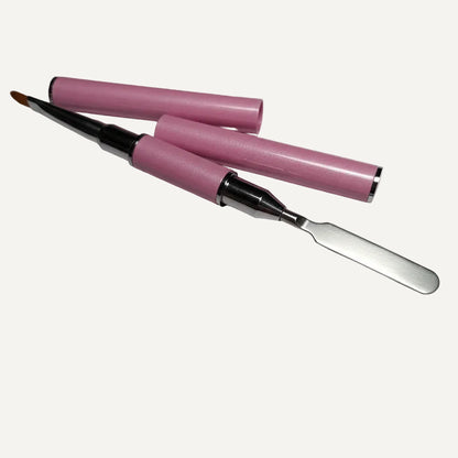 Gel Spatel Combi - Gelpenseel & Spatel in 1