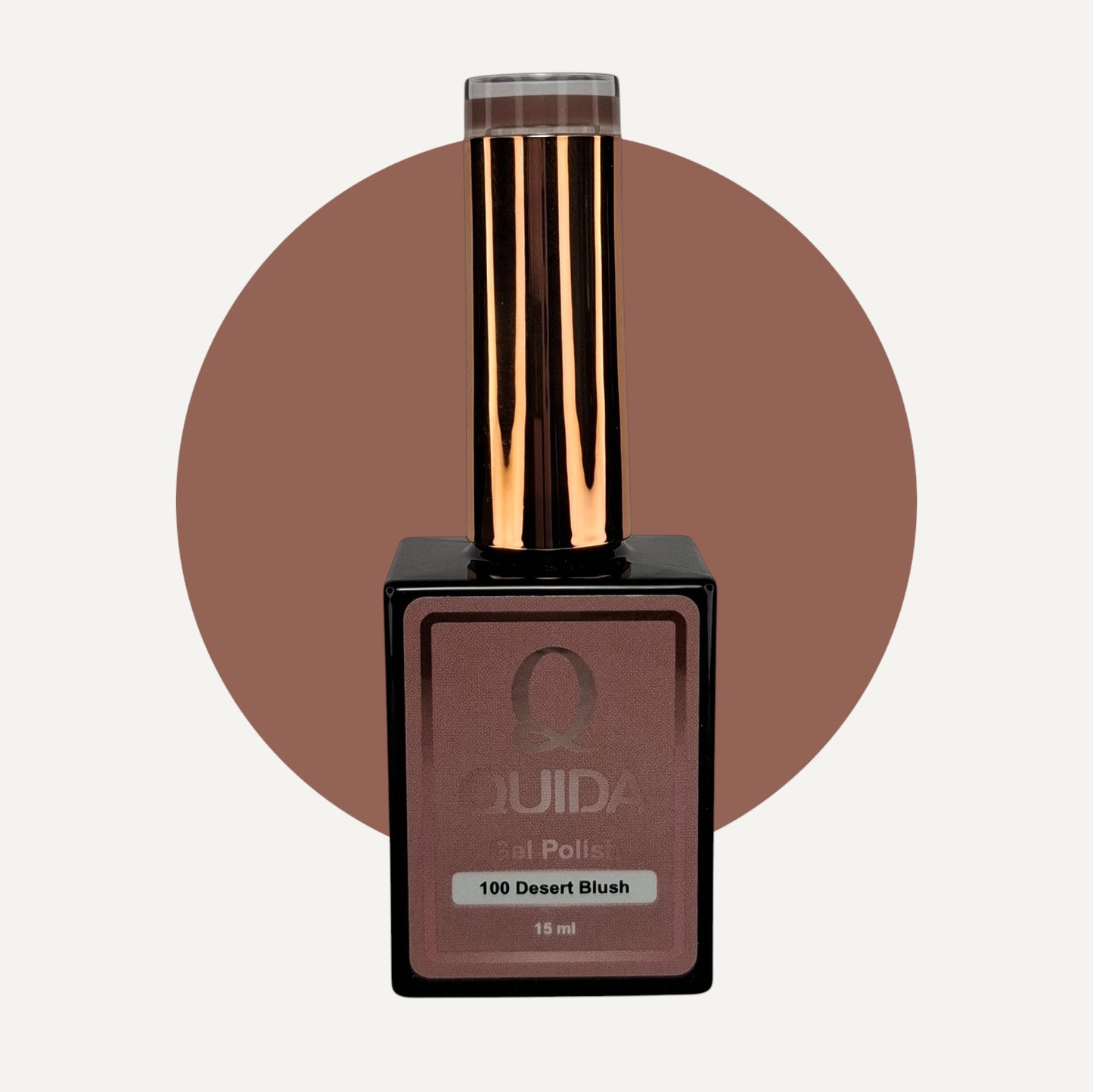 Quida Gel Polish 100 - Desert Blush Bruin - 15 ml