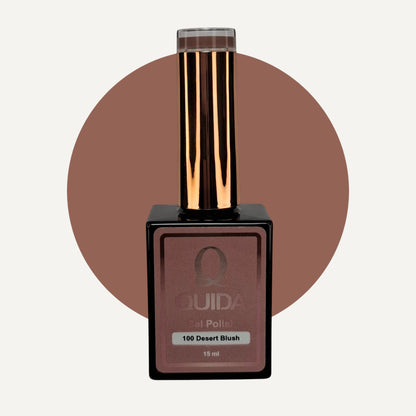 Quida Gel Polish 100 - Desert Blush Bruin - 15 ml