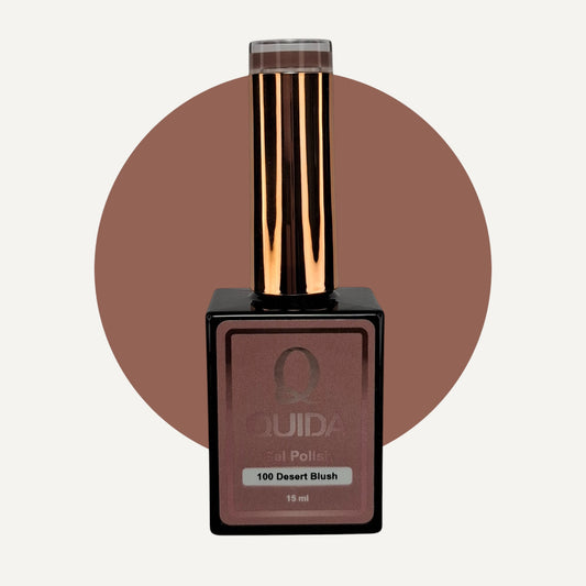 Quida Gel Polish 100 - Desert Blush Bruin - 15 ml