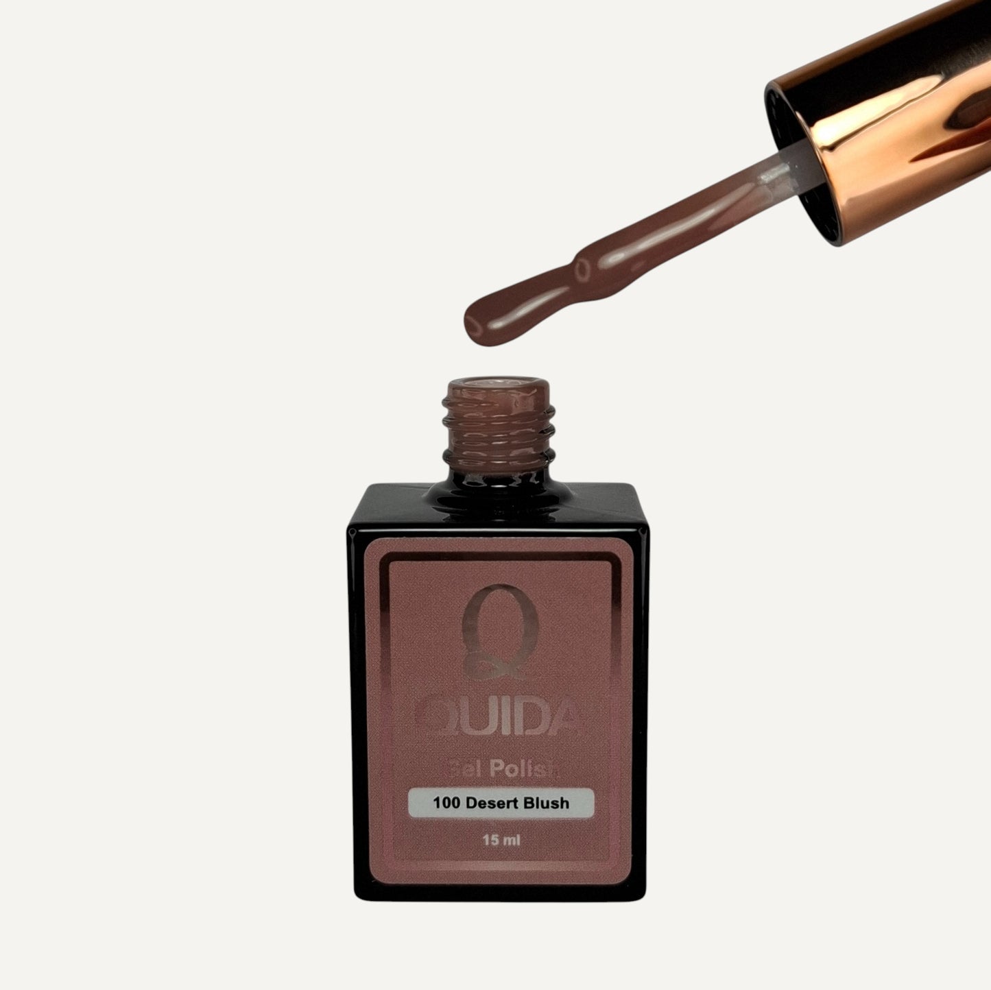Quida Gel Polish 100 - Desert Blush Bruin - 15 ml