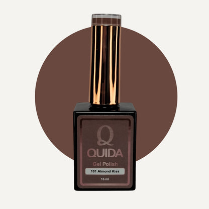 Quida Gel Polish 101 - Almond Kiss Bruin - 15 ml