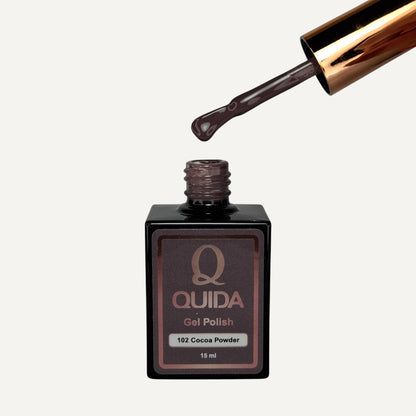 Quida Gel Polish 102 - Cocoa Powder Paars - 15 ml