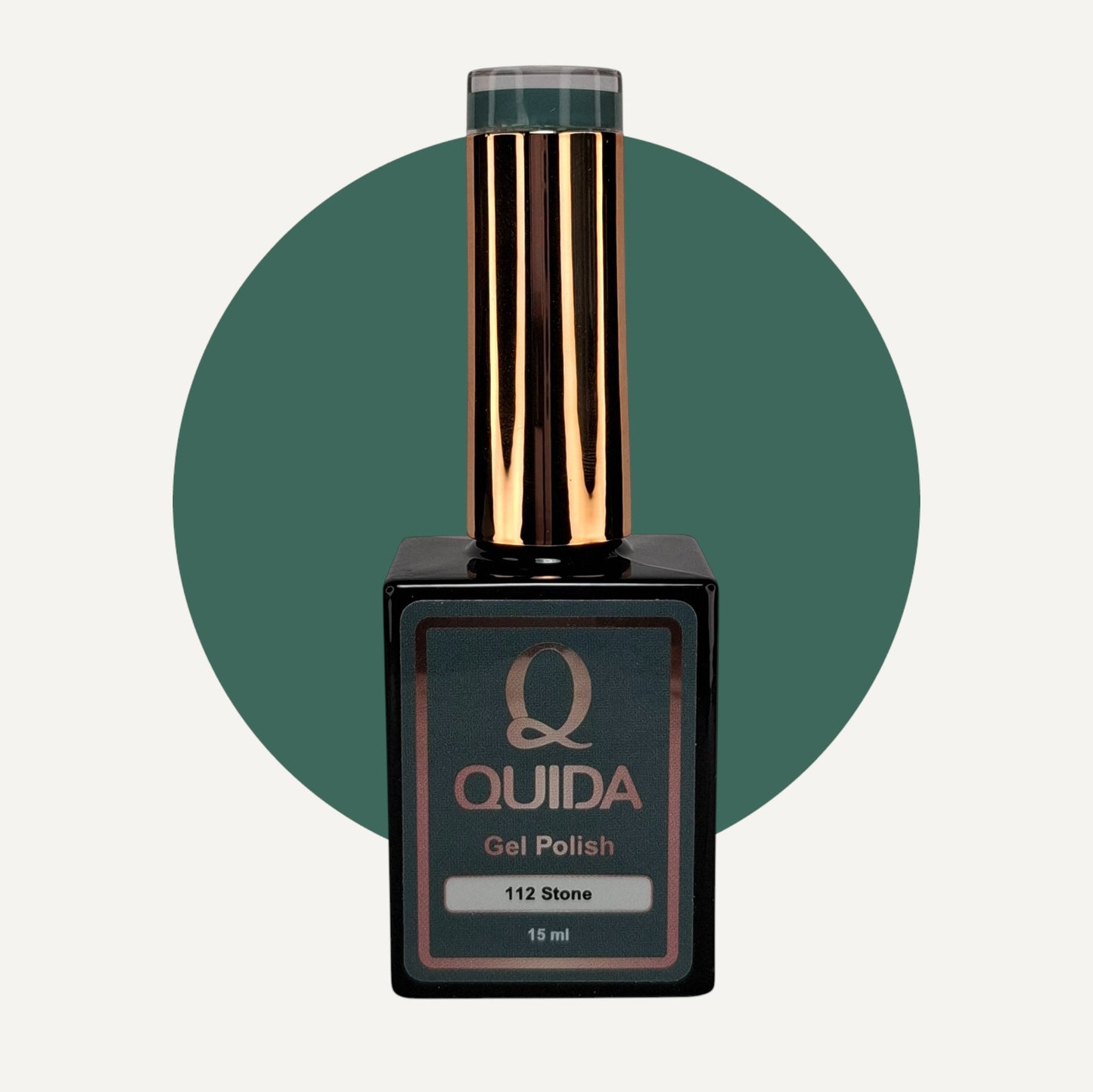 Quida Gel Polish 112 - Stone Groen - 15 ml