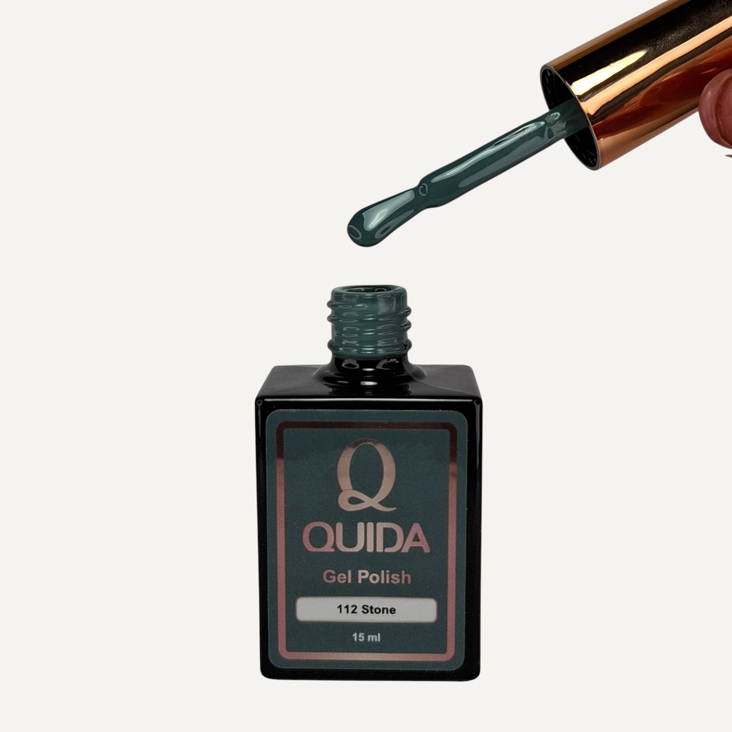 Quida Gel Polish 112 - Stone Groen - 15 ml