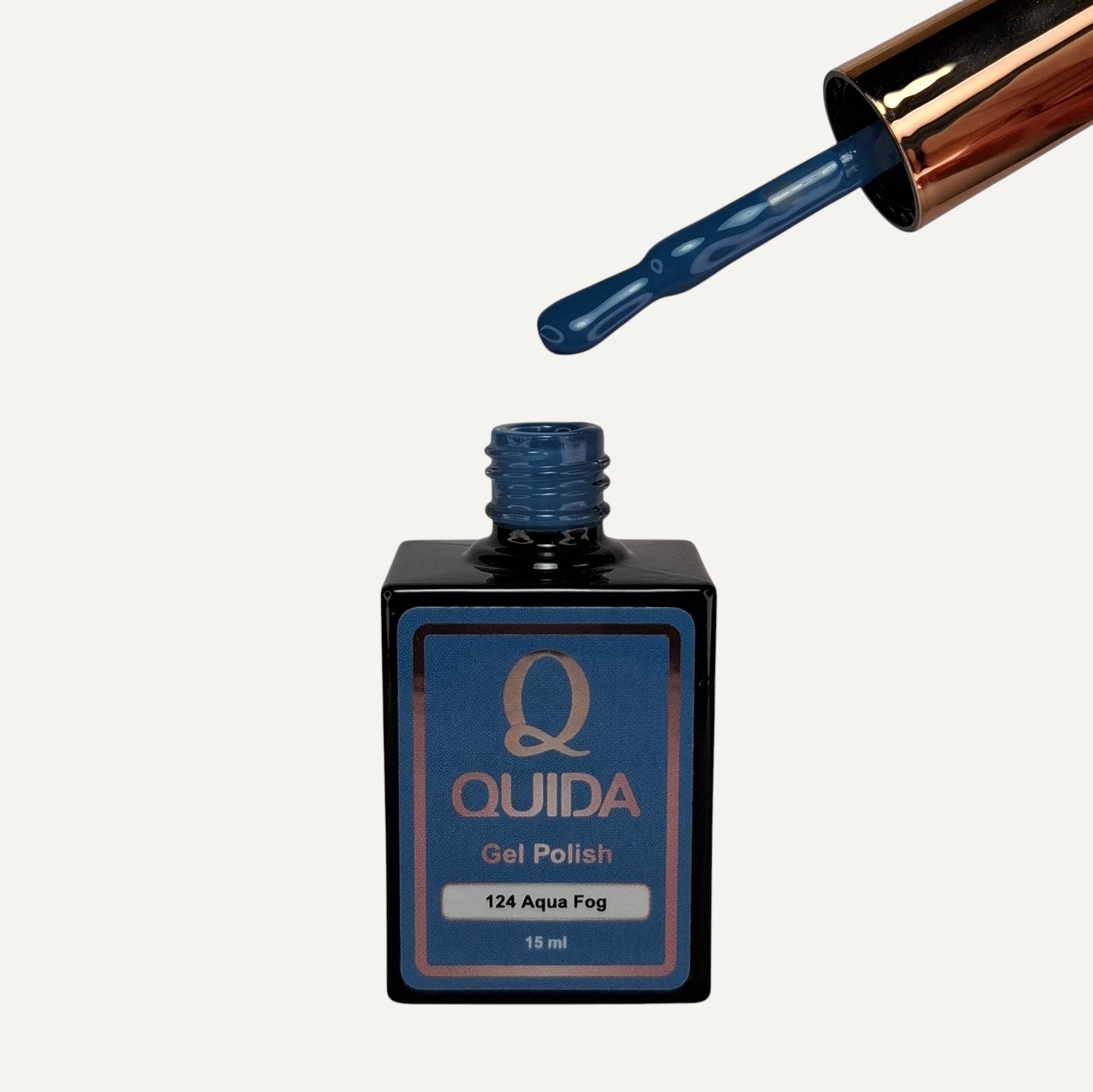 Quida Gel Polish 124 - Aqua Fog Blauw - 15 ml