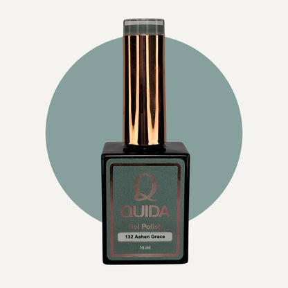 Quida Gel Polish 132 - Ashen Grace Grijs Groen - 15 ml