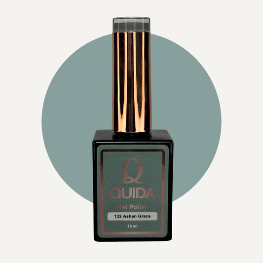 Quida Gel Polish 132 - Ashen Grace Grijs Groen - 15 ml