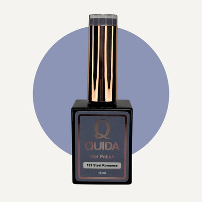 Quida Gel Polish 133 - Steel Romance Grijs - 15 ml
