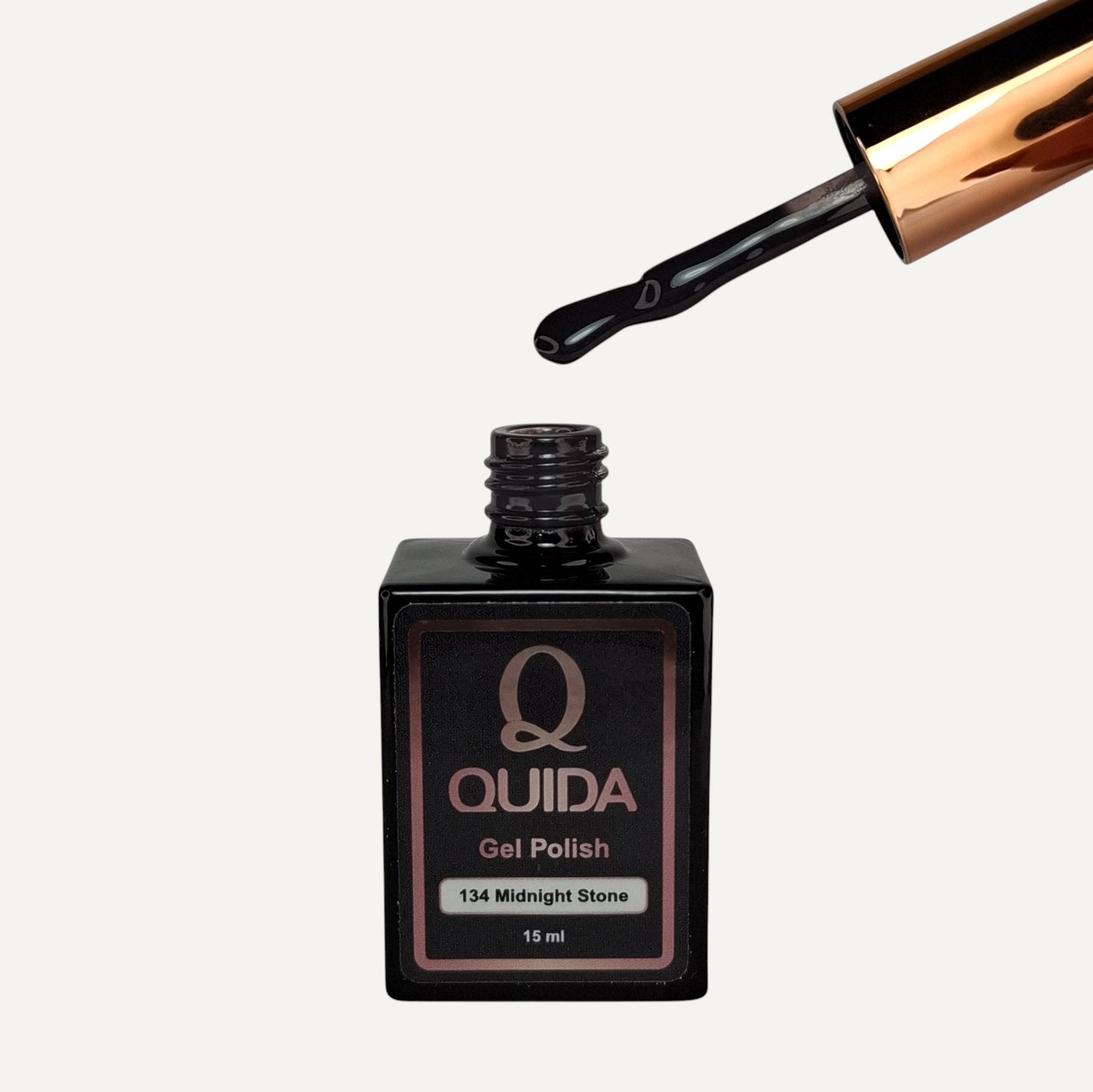 Quida Gel Polish 134 - Midnight Stone Paars - 15 ml