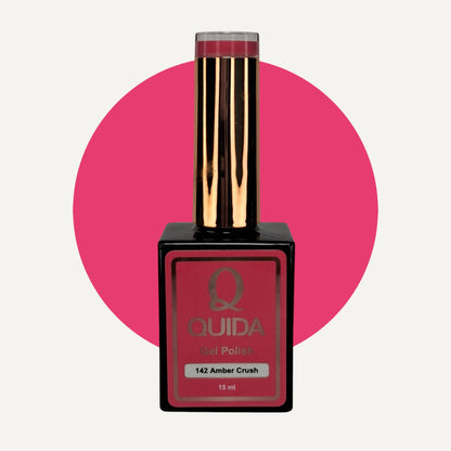 Quida Gel Polish 142 - Amber Crush Roze - 15 ml