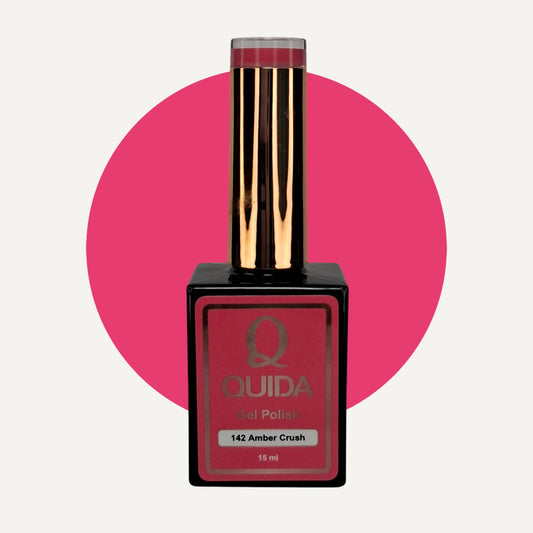 Quida Gel Polish 142 - Amber Crush Roze - 15 ml