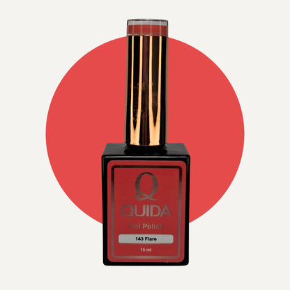 Quida Gel Polish 143 - Flare Rood - 15 ml