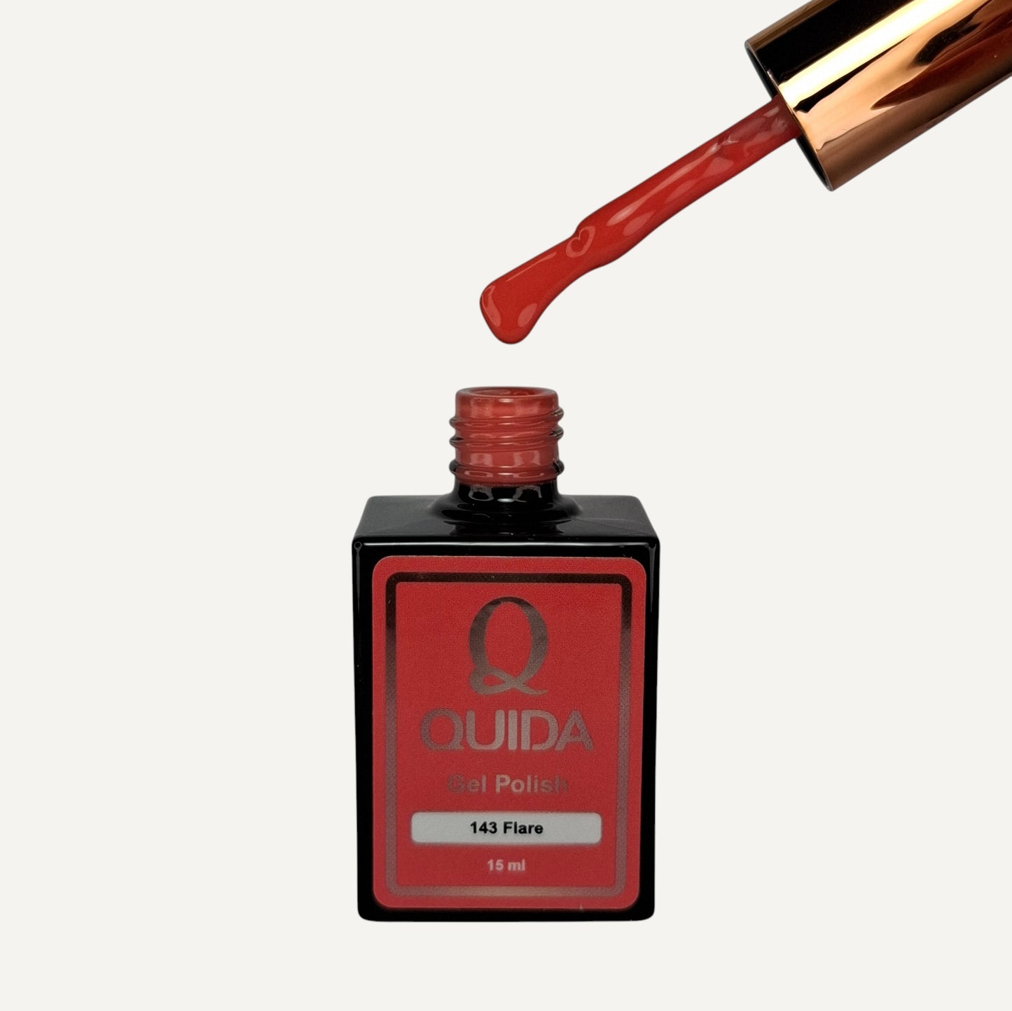 Quida Gel Polish 143 - Flare Rood - 15 ml