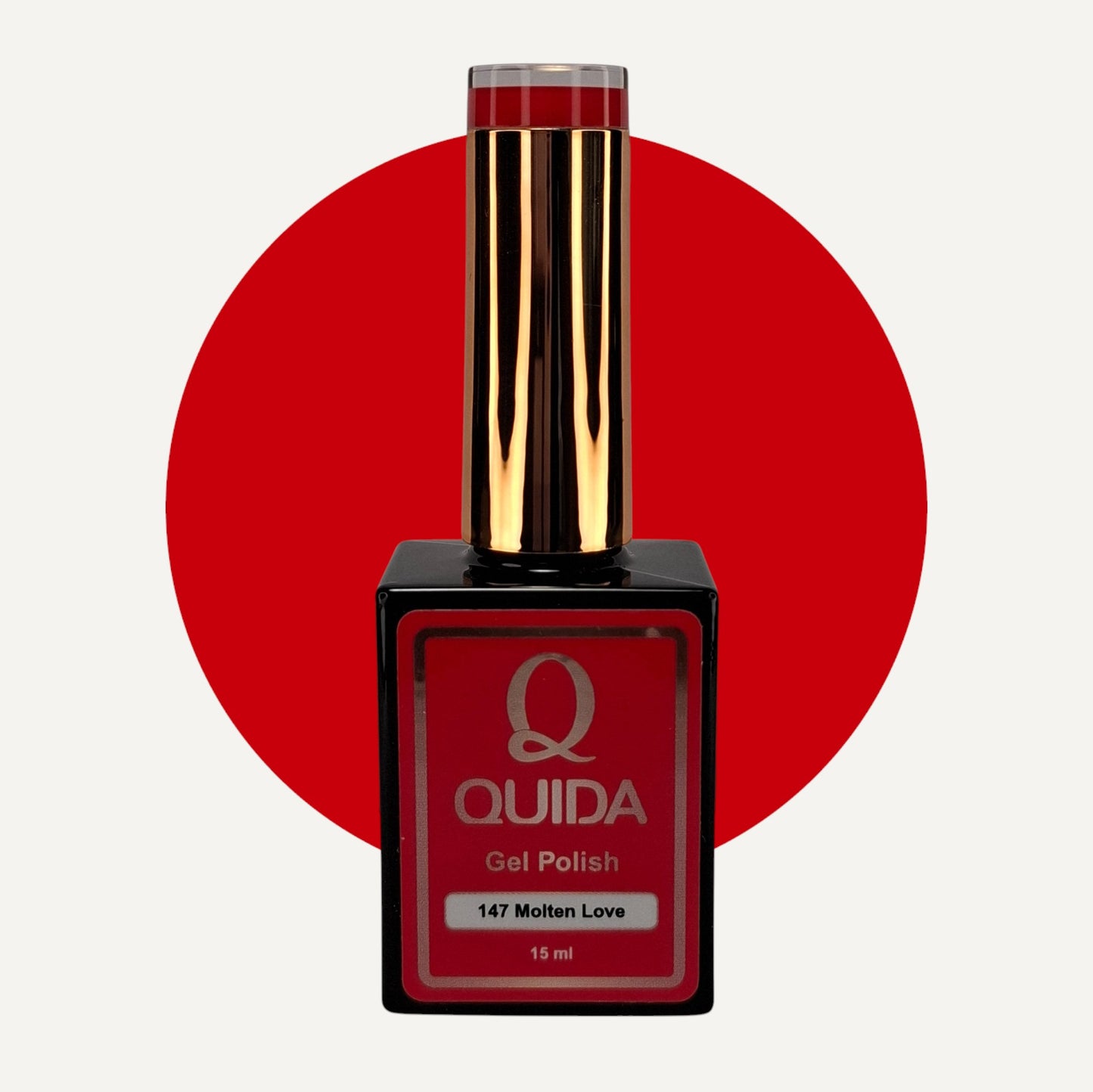 Quida Gel Polish 147 - Molten Love Rood - 15 ml