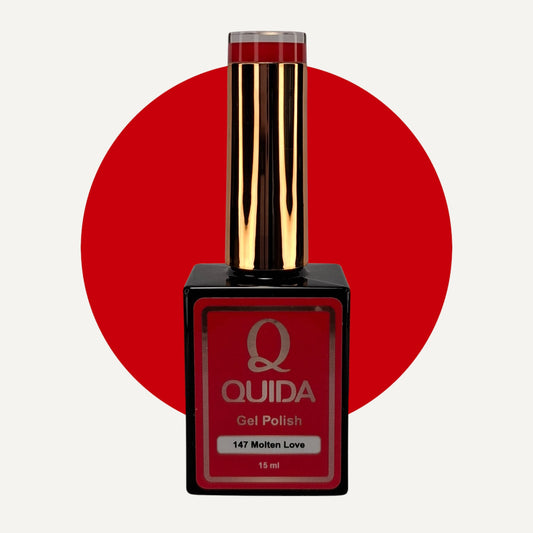 Quida Gel Polish 147 - Molten Love Rood - 15 ml