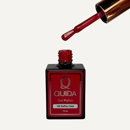 Quida Gel Polish 149 - Saffron Heat Rood - 15 ml