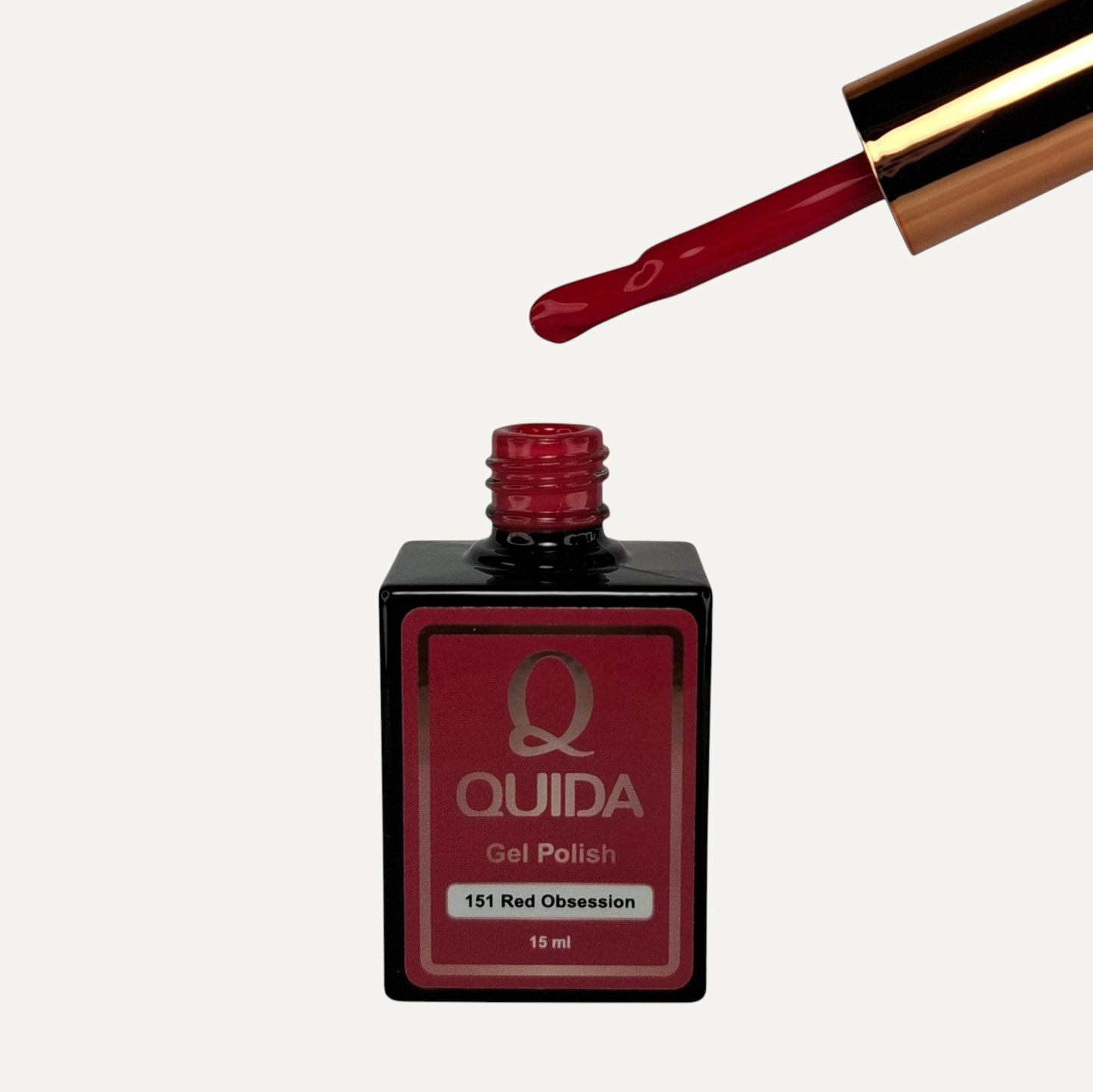Quida Gel Polish 151 - Red Obsession Framboos Rood- 15 ml
