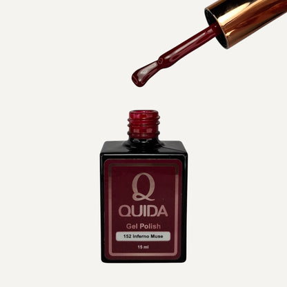Quida Gel Polish 152 - Inferno Muse Rood - 15 ml