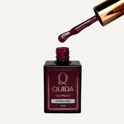 Quida Gel Polish 154 - Wine Affair Rood - 15 ml