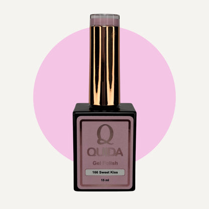 Quida Gel Polish 166 - Sweet Kiss Roze - 15 ml