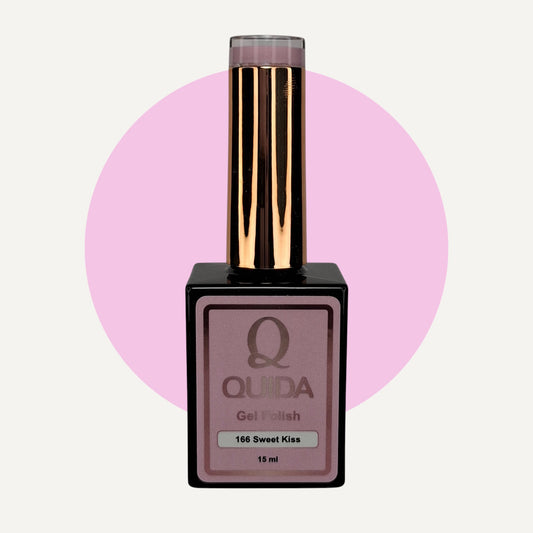 Quida Gel Polish 166 - Sweet Kiss Roze - 15 ml