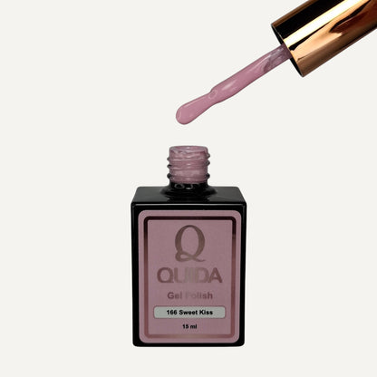 Quida Gel Polish 166 - Sweet Kiss Roze - 15 ml