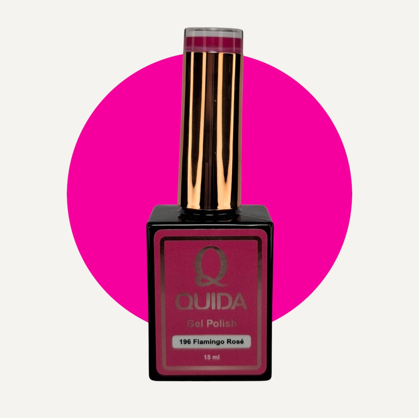 Quida Gel Polish 196 - Flamingo Rosé Roze - 15 ml