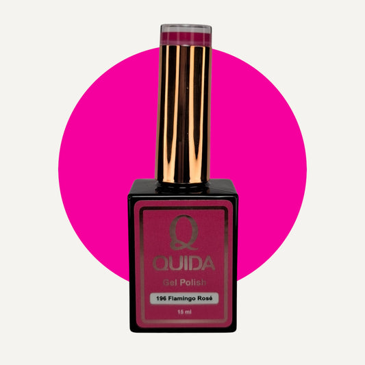 Quida Gel Polish 196 - Flamingo Rosé Roze - 15 ml