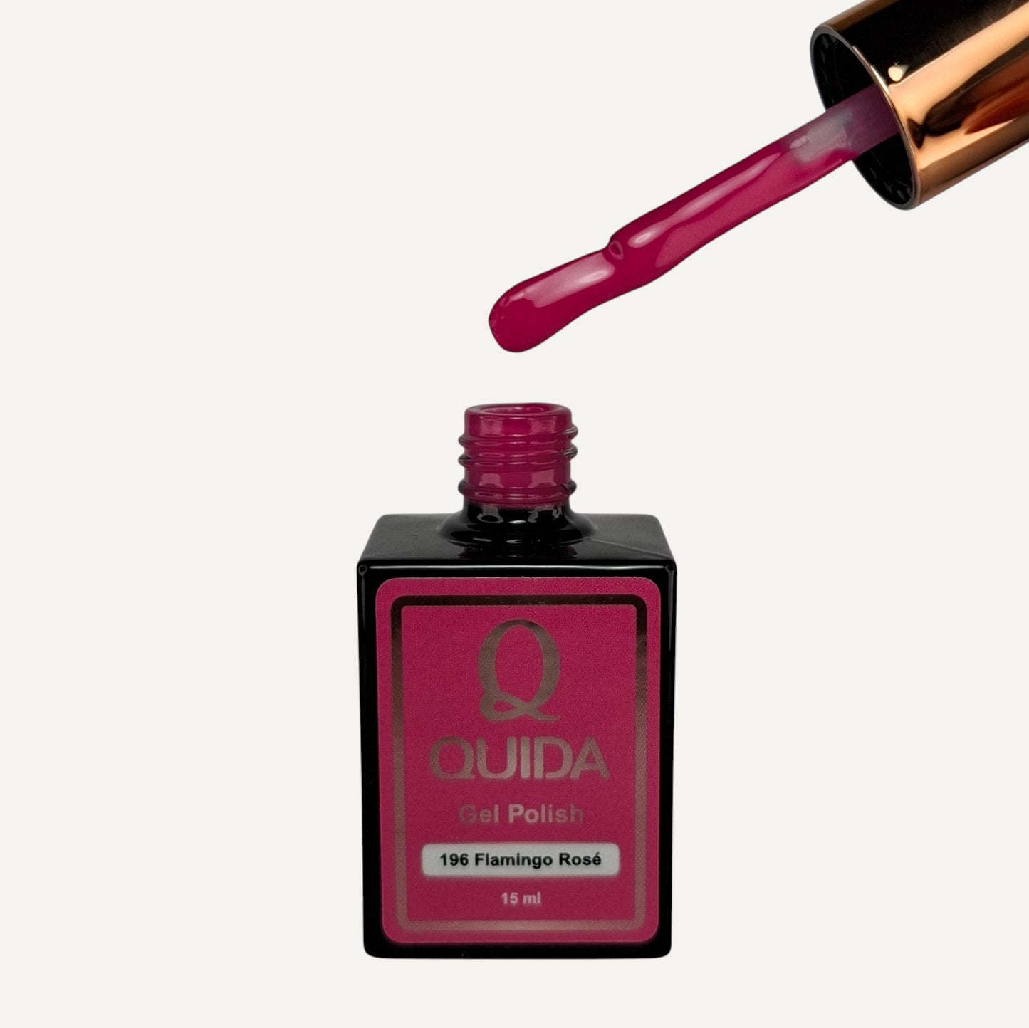 Quida Gel Polish 196 - Flamingo Rosé Roze - 15 ml