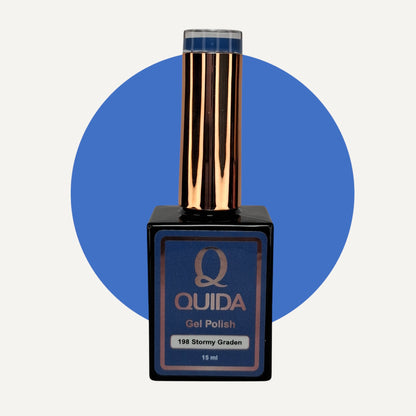 Quida Gel Polish 198 - Stormy Graden Blauw - 15 ml