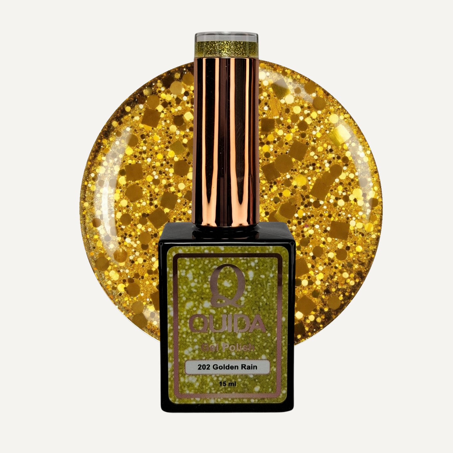 Quida Gel Polish 202 - Golden Rain Goud - 15 ml