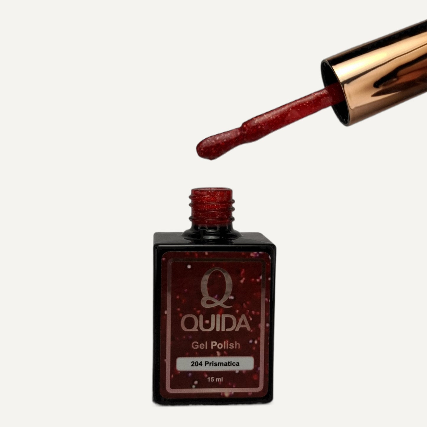 Quida Gel Polish 204 - Prismatica Rood - 15 ml