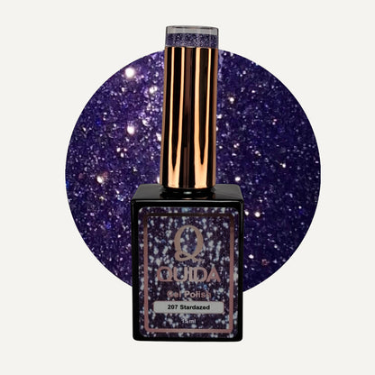 Quida Gel Polish 207 - Stardazed Paars - 15 ml