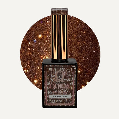 Quida Gel Polish 208 - Aura Glow Brons - 15 ml