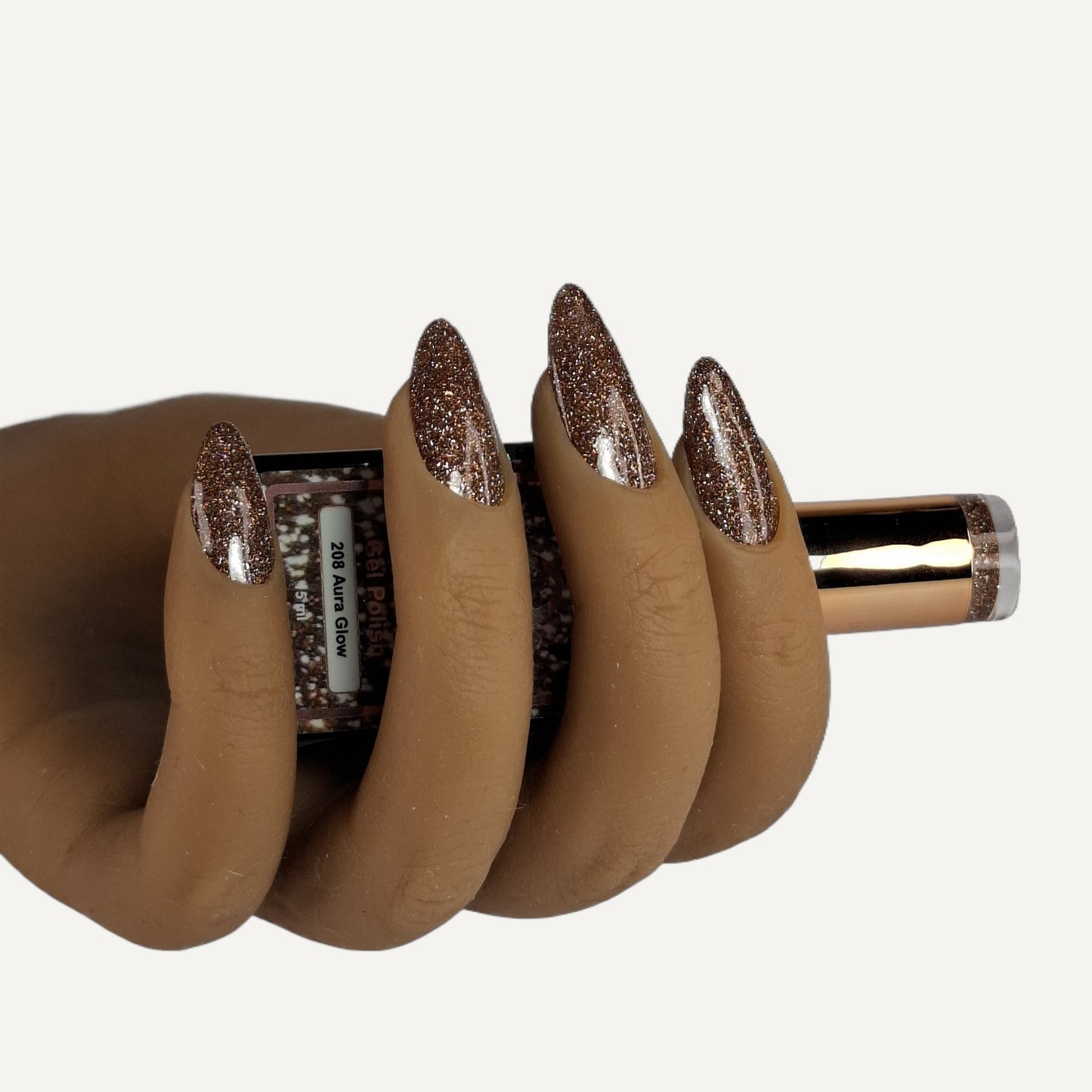 Quida Gel Polish 208 - Aura Glow Brons - 15 ml