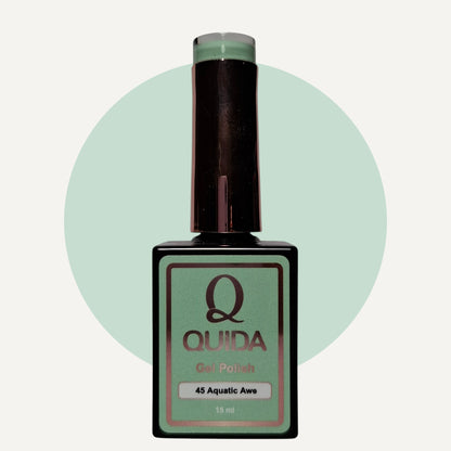 Quida Gel Polish 045 - Aquatic Awe Mintgroen - 15 ml