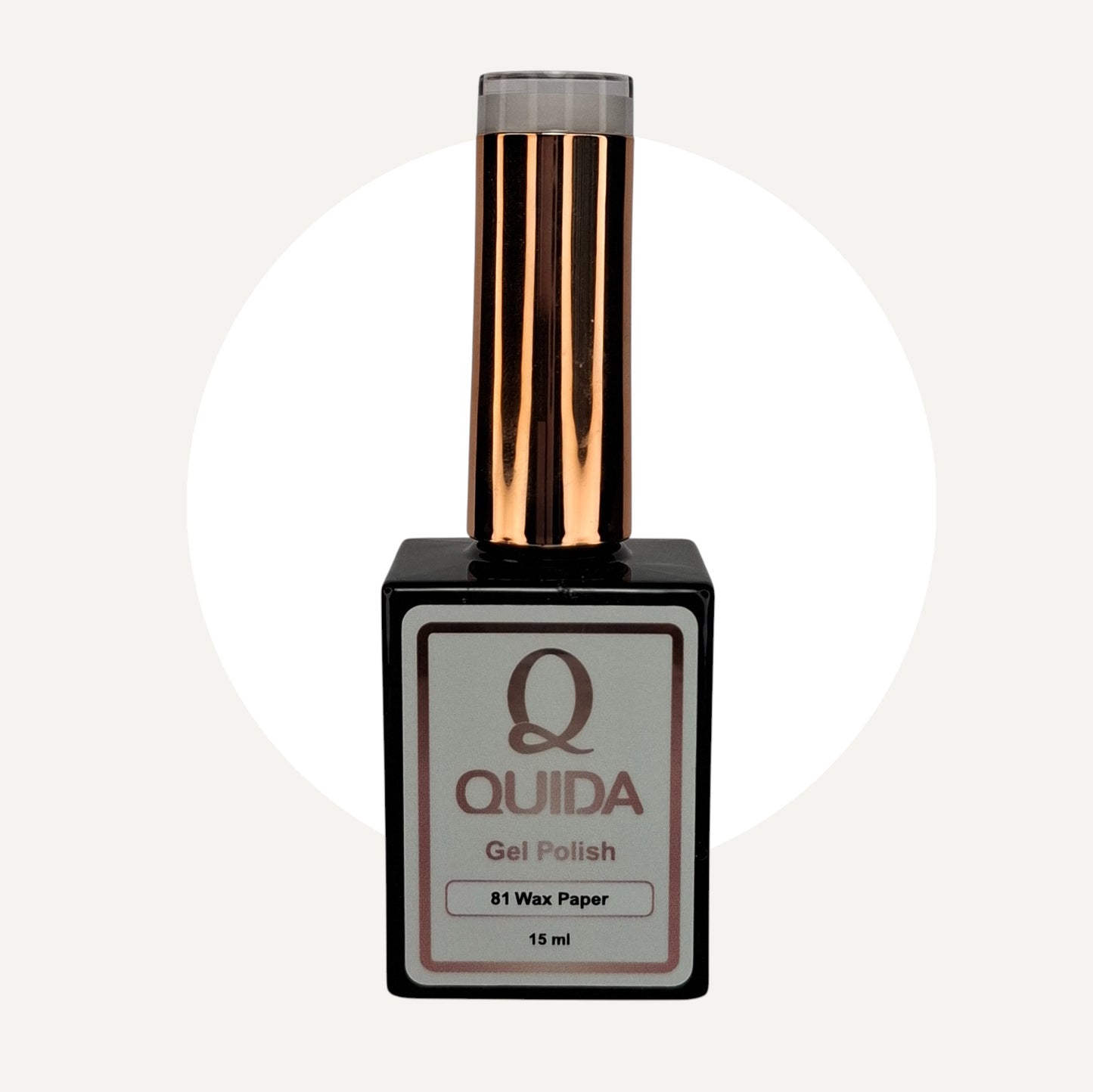 Quida Gel Polish 081 - Wax Paper Roomwit - 15 ml